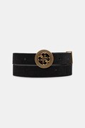 Guess pasek zamszowy damski kolor czarny W5BZ11 L0491
