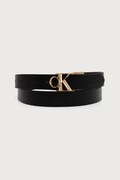 Calvin Klein pasek dwustronny damski skórzany czarny LV04F7044G