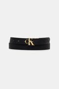 Calvin Klein pasek dwustronny damski kolor czarny LV04F7044G