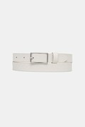 Calvin Klein opasok dámsky kožený biely LV04F7049G