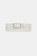 Calvin Klein opasok dámsky kožený biely LV04F7049G