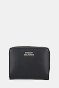 Tommy Hilfiger portfel skórzany damski kolor czarny AW0AW17499