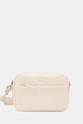 Emporio Armani crossbody torba za žene kožna bež EW003032 AF19229