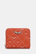 ZADIG&VOLTAIRE portfel damski kolor pomarańczowy LWSG03640