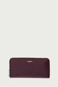 Lacoste portfel damski skórzany bordowy NF5097PH