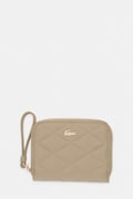 Lacoste portfel damski skórzany beżowy NF5120EE