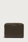Calvin Klein πορτοφόλι γυναικείο δερμάτινο πράσινο LV04F1075G