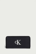 Calvin Klein portfel damski z imitacji skóry czarny LV04F1077G