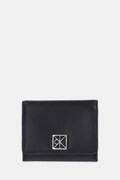 Calvin Klein portfel skórzany damski kolor czarny LV04F1082G