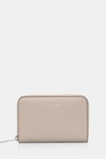 Peňaženka Calvin Klein dámska, béžová farba, LV04F1091G