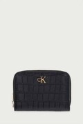 Calvin Klein portfel damski skórzany czarny LV04F1095G