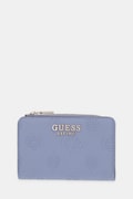 Guess portfel LAUREL damski kolor niebieski SWPD74 59156