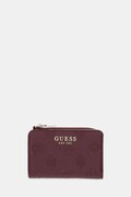 Peněženka Guess LAUREL dámská, vínová barva, SWPD74 59156