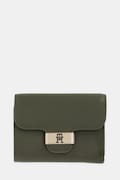 Tommy Hilfiger portfel damski kolor zielony AW0AW18034