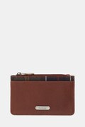 Δερμάτινο πορτοφόλι Barbour χρώμα: καφέ, LLG0035