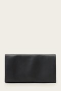 Kožni novčanik AllSaints HARLUNA boja: crna, W208XD