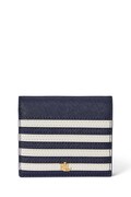 Lauren Ralph Lauren portfel skórzany damski kolor granatowy 432962113