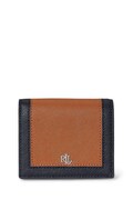 Lauren Ralph Lauren portfel skórzany damski kolor brązowy 432962113