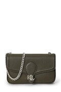 Lauren Ralph Lauren portfel skórzany damski kolor zielony 432977374