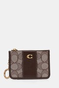 Coach portfel damski kolor brązowy CCD13