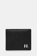 Karl Lagerfeld portfel męski skórzany K/MONOGRAM czarny A3M30182