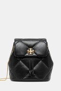 Tory Burch plecak skórzany Kira Diamond damski kolor czarny mały gładki 170485-001