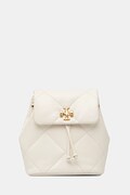 Tory Burch plecak Kira Diamond damski kolor biały mały gładki 170485-100