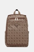 Guess plecak SILIA damski kolor beżowy duży wzorzysty TWGP98 90033