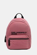 Рюкзак Karl Lagerfeld Jeans колір рожевий великий однотонний A4W30294