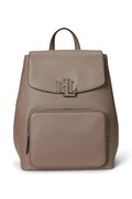 Шкіряний рюкзак Lauren Ralph Lauren колір коричневий великий однотонний 431969355