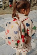 Konges Sløjd plecak dziecięcy JODY TEDDY BACKPACK GRS kolor beżowy mały wzorzysty KS103478