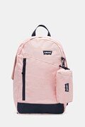 Дитячий рюкзак Levi's EXPLORE PACK W/ PENCIL CASE колір рожевий великий з принтом 9A8704