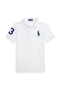 Поло Polo Ralph Lauren колір білий однотонне 322703635099