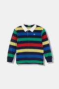 United Colors of Benetton polo bawełniane dziecięce kolor multicolor gładki 33CKG300Z