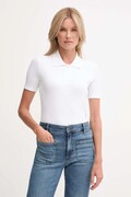 Πόλο Calvin Klein Jeans χρώμα: άσπρο, LV047C907G