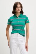 Guess Jeans polo damski kolor zielony W5YP40 KCYR1