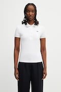 Lacoste тениска с яка с памук дамска бяла DF5284