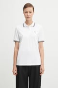 Pamučna polo majica Fred Perry boja: bijela, G3600