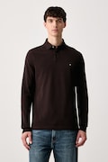 Tommy Hilfiger longsleeve męski z bawełną brązowy MW0MW20183