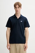 Поло Tommy Jeans колір синій однотонне DM0DM21657