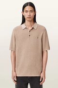 AllSaints поло чоловіче з додаванням вовни ASPEN сіре M025KA