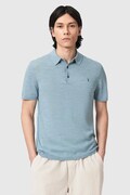 AllSaints polo majica moška volnena MODE modra M086KB