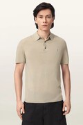 AllSaints polo męskie wełniane MODE beżowe M086KB