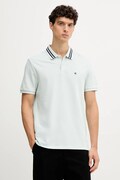 Bavlnené polo tričko Calvin Klein Jeans biela farba, s potlačou, LV04RC276G