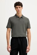 Calvin Klein Jeans polo bawełniane męski kolor zielony z nadrukiem LV04RC276G