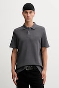 Бавовняне поло Tommy Jeans колір сірий однотонне DM0DM22415