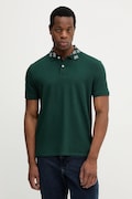 Guess polo de bumbac culoarea verde, uni, M5YP34 KCJV1