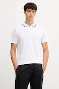 Guess tricou polo PAUL culoarea alb, cu imprimeu, M5YP42 KARS2