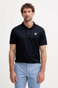 Karl Lagerfeld polo bawełniane męski kolor granatowy wzorzysty 554201.745006