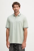 Bavlnené polo tričko Armani Exchange zelená farba, jednofarebné, XM000993 AF10361